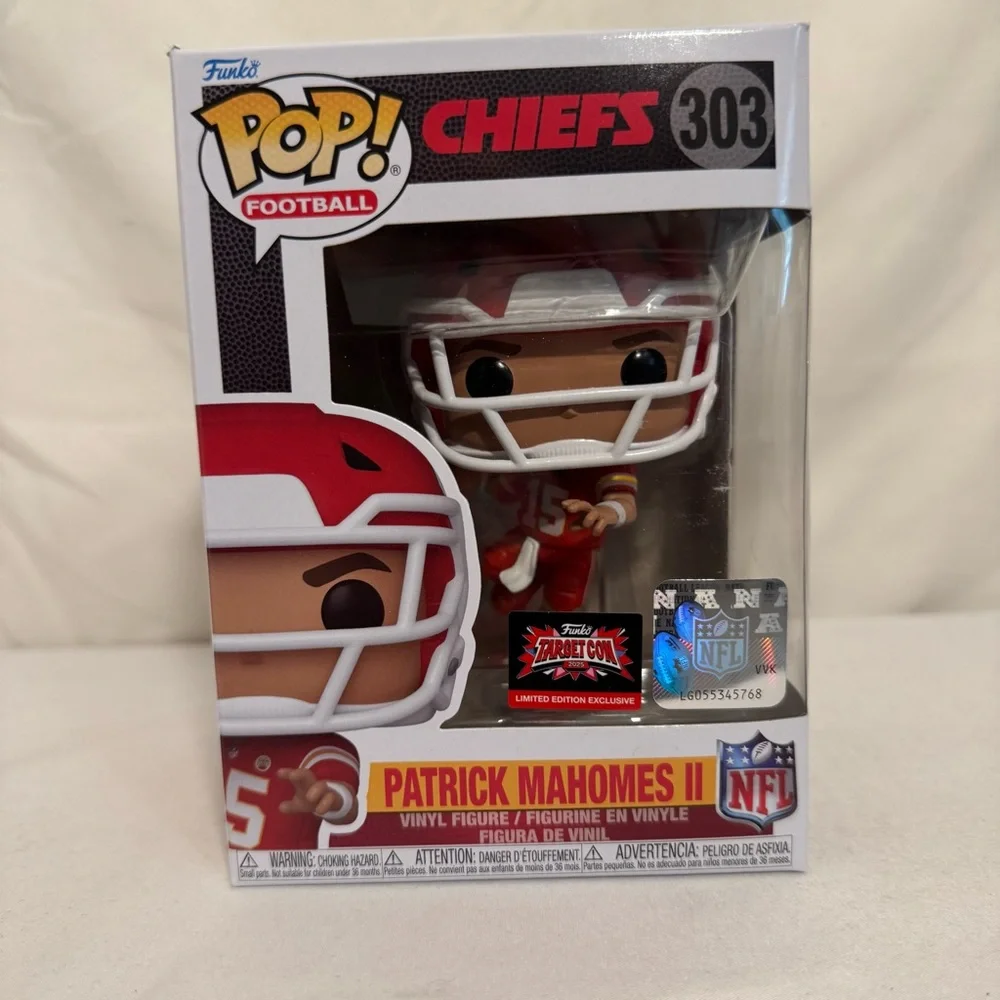 Travis Kelce/Patrick Mahomes (Chiefs)‎ NFL Funko Pop! Combo (2) - Picture 6 of 15
